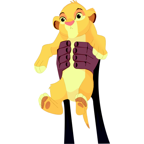 Sticker Disney - Le Roi Lion - Simba, Timon et Pumbaa