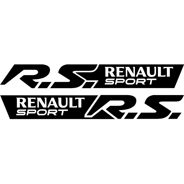 Autocollant 3D en métal emblème RS SPORT, décoration pour RENAULT
